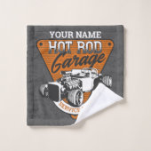 パーソナライズされた改造車庫 バスタオルセット (ウォッシュタオル)