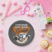 パーソナライズされた改造車庫 ペーパープレート (パーティー)