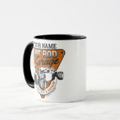 パーソナライズされた改造車庫  マグカップ (正面左)