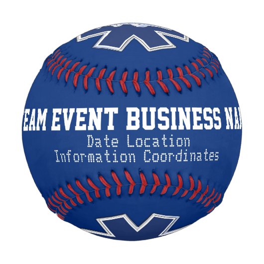 パーソナライズされた救急医療隊員イベント 野球ボール (正面)