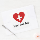 パーソナライズされた救急箱スクエア スクエアシール (封筒)