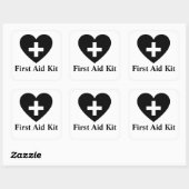 パーソナライズされた救急箱スクエア スクエアシール (シート)