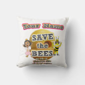 パーソナライズされた救装飾用クッション クッション (正面)