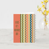 パーソナライズされた数々の波千鳥模様 カード (黄色い花)