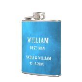 パーソナライズされた数々の色の水シーン フラスク (左)