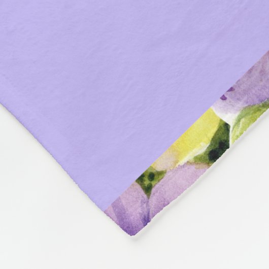 パーソナライズされた数々の色の蝶の水色 フリースブランケット (角)