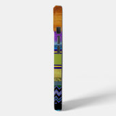 パーソナライズされた数々の色ストライプ Case-Mate iPhoneケース (裏面 / 左)