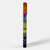 パーソナライズされた数々の色ストライプ Case-Mate iPhoneケース (裏面 / 右)