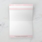 パーソナライズされた文具シンプルのモダン水色 ノートカード (内部)