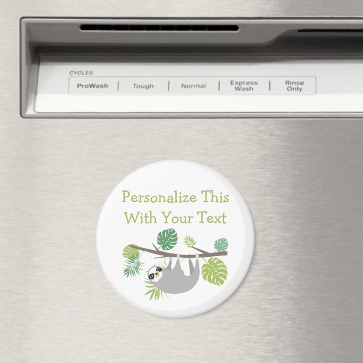 パーソナライズされた文字おもしろいぶら下がったズスロッス マグネット (インサイチュ (食洗機))