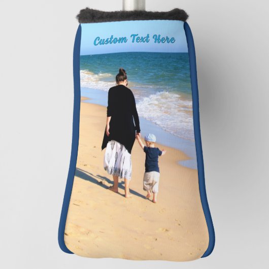 パーソナライズされた文字カスタム及びフォトゴルフヘッドカバー ゴルフヘッドカバー (回転90)