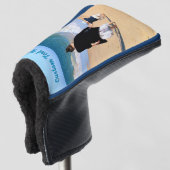 パーソナライズされた文字カスタム及びフォトゴルフヘッドカバー ゴルフヘッドカバー (3/4 正面)