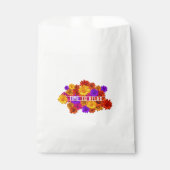 パーソナライズされた文字カラフルのガーリーヒッピー フェイバーバッグ (正面)