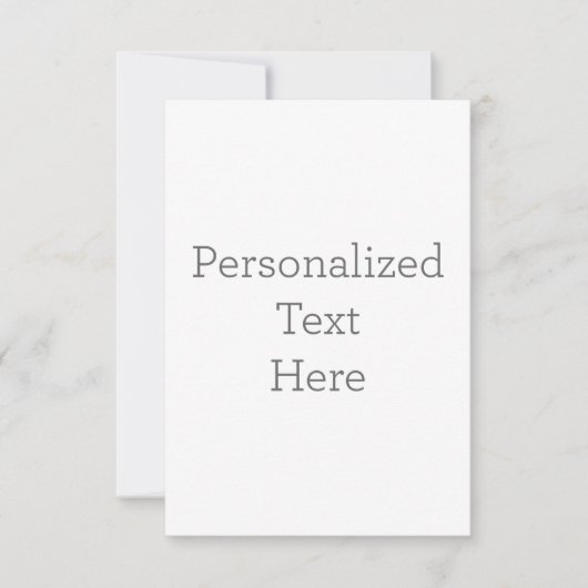 8.9cm x 12.7cmフラットサンキューカード (正面)