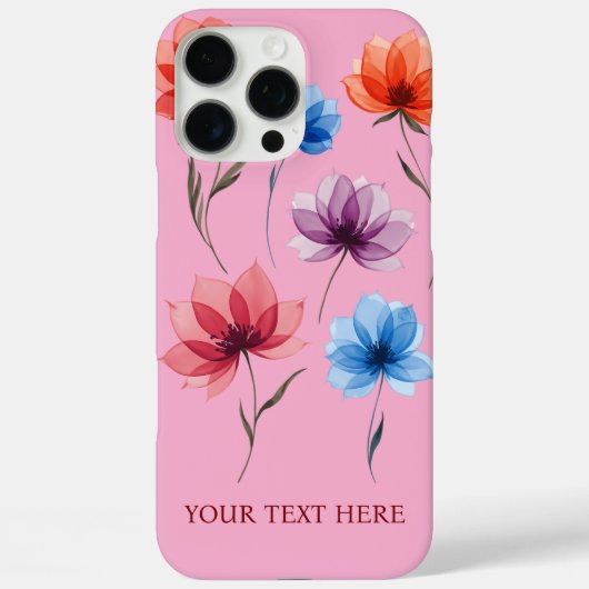 パーソナライズされた文字フローラ Case-Mate iPhoneケース (裏面)