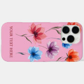 パーソナライズされた文字フローラ Case-Mate iPhoneケース (裏面 (横))