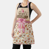 パーソナライズされた文字、ウォーター・カラー・カップケーキとデザート エプロン (インサイチュ)