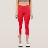 パーソナライズされた文字 カプリレギンス (正面)