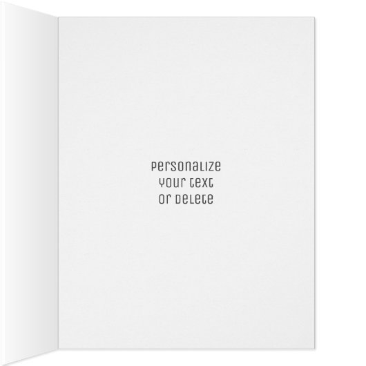 パーソナライズされた文字&フォトオタク系のおもしろい誕生日カード (内側(右))