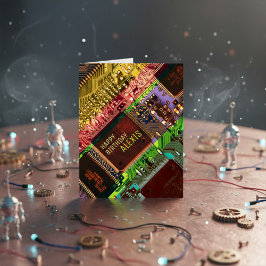 パーソナライズされた文字&フォトオタク系のおもしろい誕生日カード