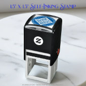 パーソナライズされた文字、QRコードおよびURLラウンド セルフインキングスタンプ