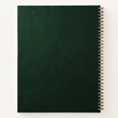 パーソナライズされた料理帳 ノートブック (裏面)