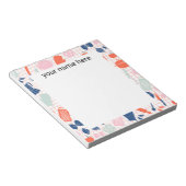 パーソナライズされた料理恋人メモ帳 ノートパッド (アングル)