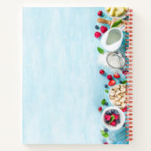 パーソナライズされた料理 ノートブック (裏面)