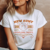 パーソナライズされた新しいおばさん Tシャツ