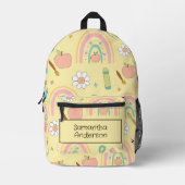パーソナライズされた新学期バックパック子供へ プリントバックパック (正面)