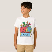 パーソナライズされた新学期初日 Tシャツ (正面フル)