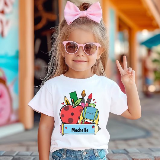 パーソナライズされた新学期初日 Tシャツ