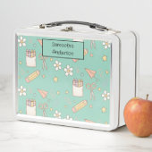 パーソナライズされた新学期子供へ- メタルランチボックス (インサイチュ)