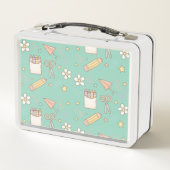 パーソナライズされた新学期子供へ- メタルランチボックス (裏面)