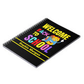 パーソナライズされた新学期 ノートブック (左側)