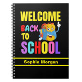 パーソナライズされた新学期 ノートブック (正面)