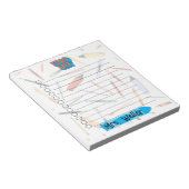 パーソナライズされた新学期To Doリスト ノートパッド (アングル)