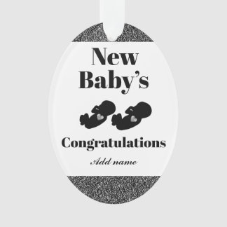 パーソナライズされた新生児オーナメント オーナメント