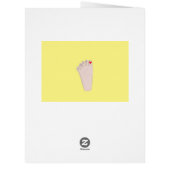 パーソナライズされた新生児ギフト誕生統計詳細 (裏面)