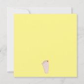 パーソナライズされた新生児ギフト誕生統計詳細 (裏面)