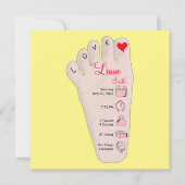 パーソナライズされた新生児ギフト誕生統計詳細 (正面)