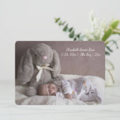 パーソナライズされた新生児 |カード (スタンド正面)