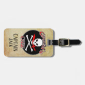 パーソナライズされた新郎の乗組員 ラゲッジタグ (正面横)