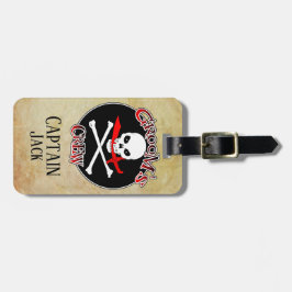 パーソナライズされた新郎の乗組員 ラゲッジタグ