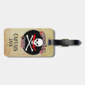 パーソナライズされた新郎の乗組員 ラゲッジタグ (裏面横)