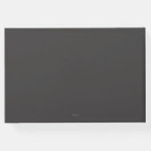 パーソナライズされた新郎猫をテーマにしたゲイ結婚ズ ゲストブック (裏面)