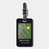 パーソナライズされた旅行 ラゲッジタグ (正面縦)