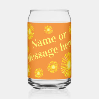 パーソナライズされた日照缶形 ガラス缶