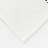 パーソナライズされた日週数ヶ月経過期間マイルストーンベビー フリースブランケット (角)