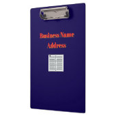 パーソナライズされた昇格ビジネス名アドレス クリップボード (左)